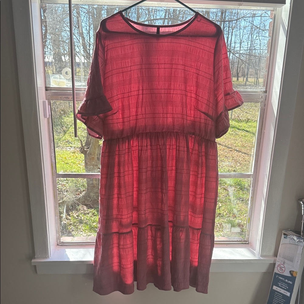 light pink dress